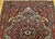 Navy Blue 19th Century Farahan Sarouk Rug, Hand-Knotted Wool, Floral Medallion Pattern, Ivory & Red, 4x5 For Sale - Image 8 of 15