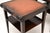 Brown Antique Regency Leather Top Side Tables, 1930s, Set of 2 For Sale - Image 8 of 10