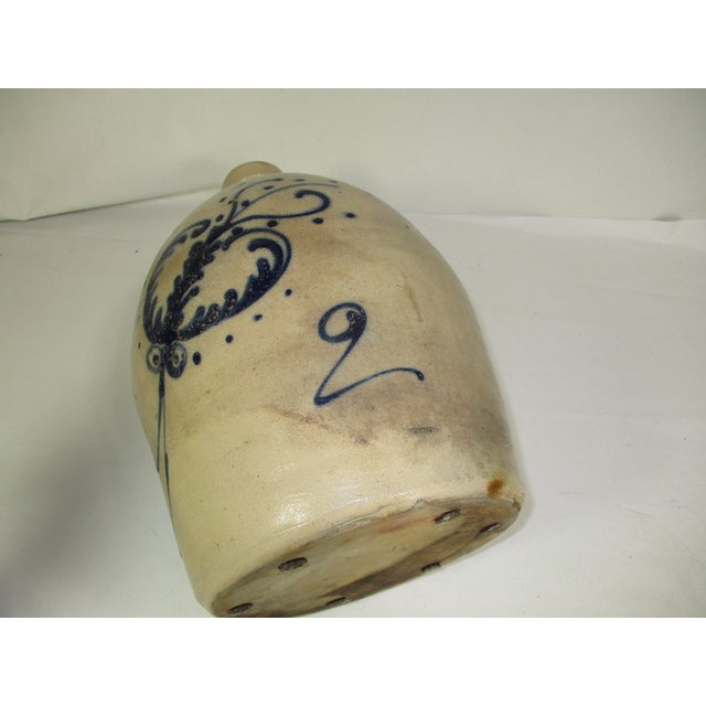 Antique Geddes Ny Floral Motif Stoneware Jug For Sale - Image 12 of 16