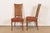 William Doezema for Mastercraft Mid-Century Modern Hollywood Regency Burl Wood and Cane Back Dining Chairs, Set of Four For Sale - Image 10 of 12