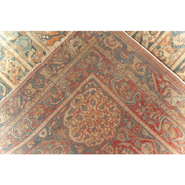 Oversized Antique Persian Tabriz Rug For Sale In New York - Image 6 of 7