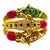 Bochic "Capri" Vintage Ruby, Sapphire, Tsavorite & Garant Bangle Set In 18K Gold For Sale - Image 15 of 18