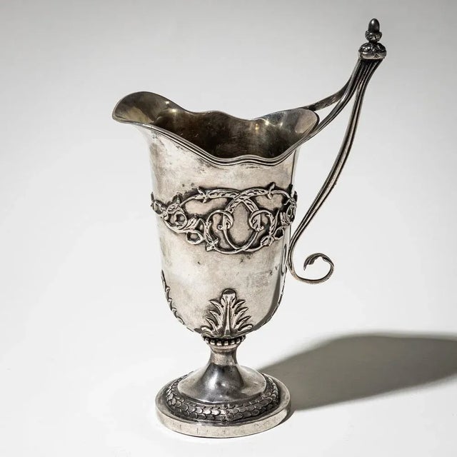 Silver Silver Milk Jug, Leipzig, Germany, 1800s For Sale - Image 8 of 8