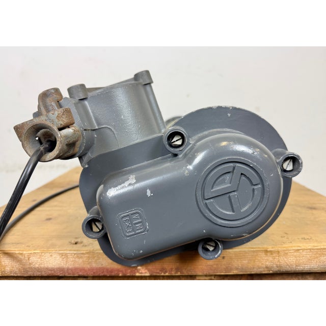 Industrial Grey Hanging Tube Light from Elektrosvit, 1970s For Sale - Image 16 of 18