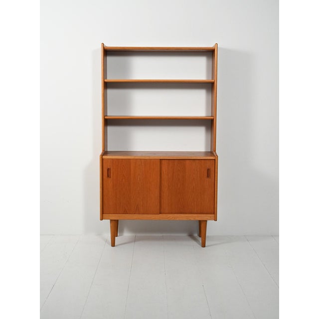 Scandinavian Teak Bookcase, 1960s For Sale - Image 12 of 12