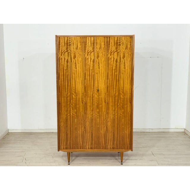 Vintage Wardrobe in Walnut Veneer, 1960s For Sale - Image 13 of 13