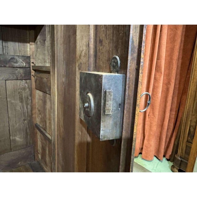 19th Century Empire Cherrywood Wardrobe For Sale - Image 15 of 16