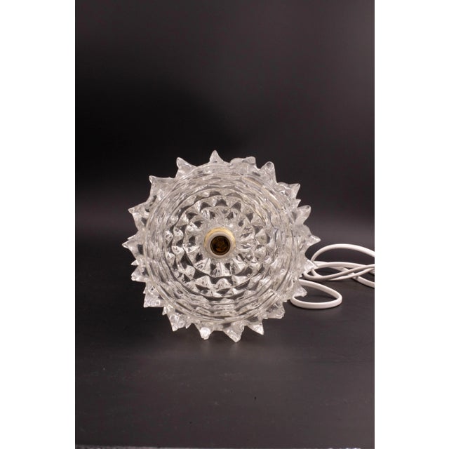 Extraordinary table lamp or vase in mouth-blown rostrato Murano glass from the middle of the last century. This wonderful...