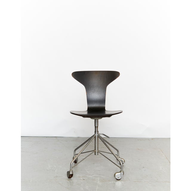 Model 3115 Mosquito Munkegaard School Chair by Arne Jacobsen for Fritz Hansen, 1960s For Sale - Image 17 of 17