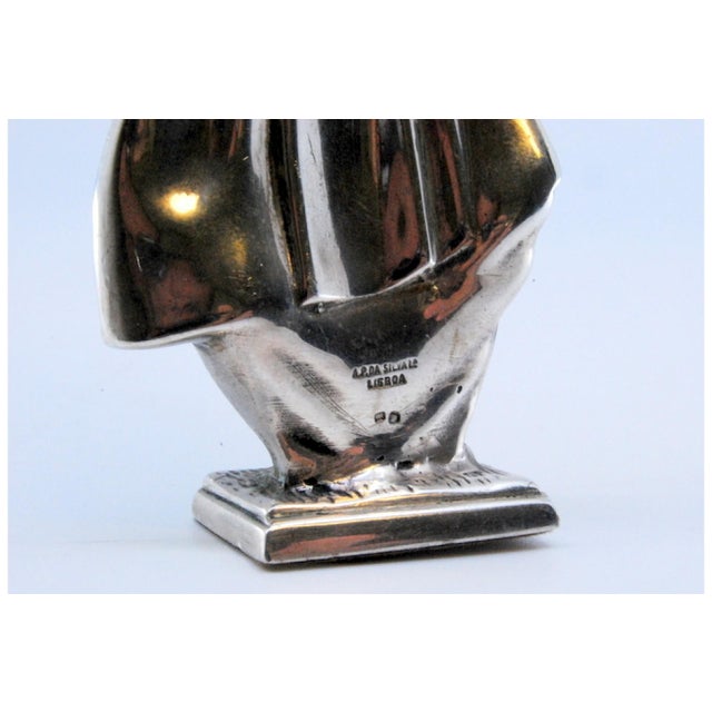 Silver Statuette of Our Lady of Fatima For Sale - Image 4 of 11