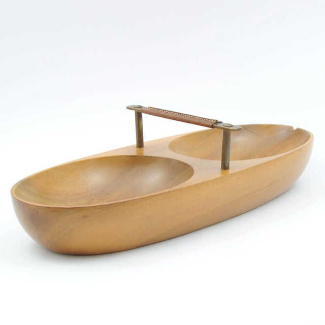 Mid-Century Wooden Bowl by Carl Auböck for Werkstätte Carl Auböck For Sale - Image 6 of 10