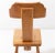 Brutalist Hand Carved Wooden Chairs, 1950s, Set of 4 For Sale - Image 4 of 5