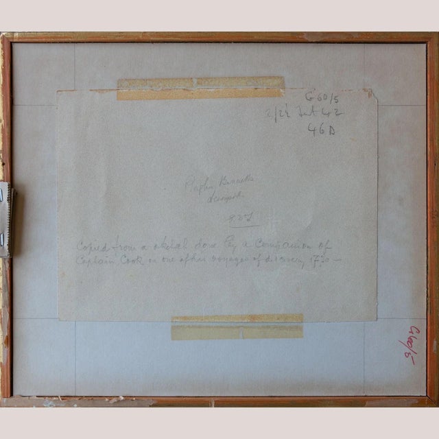 After Michael Angelo Rooker, Taloo Harbour Tahiti Missionaries, Watercolor For Sale - Image 6 of 9