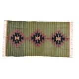 Sequoia Rug, 10x18, Forest Green & Brown For Sale