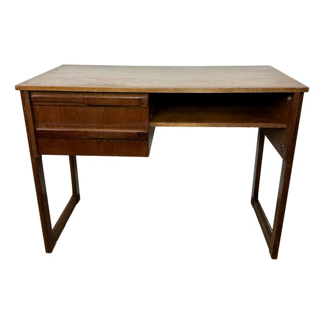 Vintage Scandinavian Teak Desk, 1960s For Sale