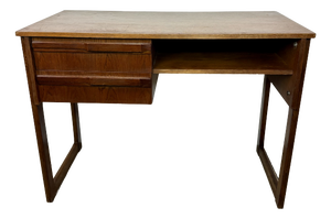 Vintage Scandinavian Teak Desk, 1960s