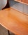 Wood 1960s Danish Teak Secretary Desk Attributed to Gunnar Falsig - Sliding Glass Doors For Sale - Image 7 of 18