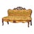 Rococo-Style Giltwood Settee or Bench For Sale