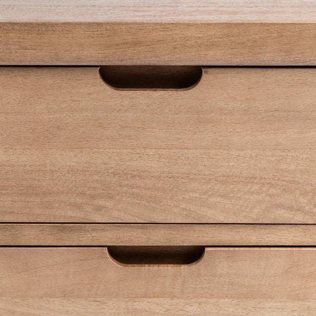 Natural Conroy Wood Nightstand For Sale - Image 9 of 9