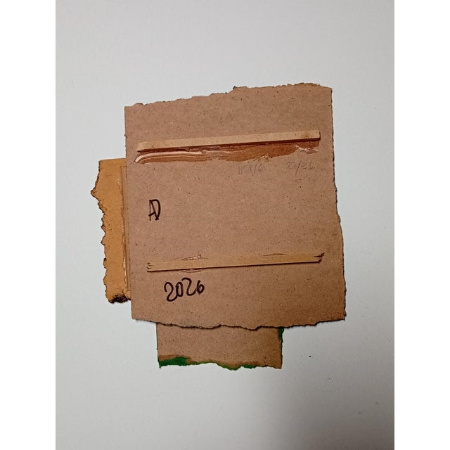 Wood Contemporary Abstract Aerosol on Assembled Masonite (Isorel) "Untitled 176" by Andre Debono For Sale - Image 7 of 7