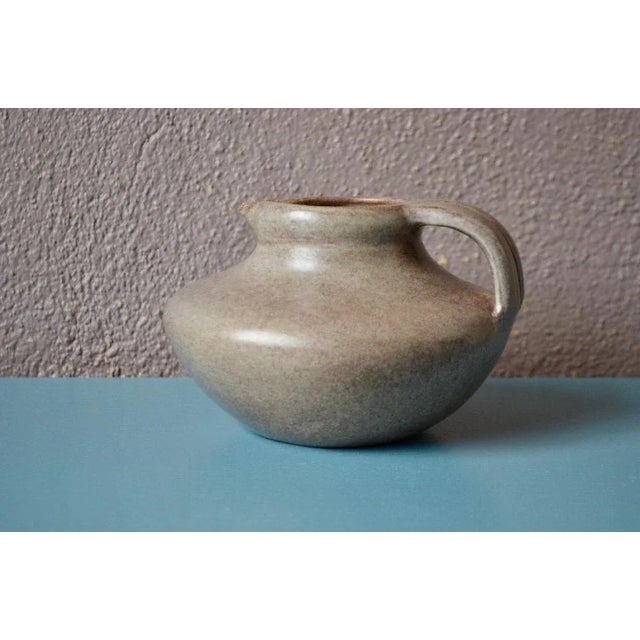 Beige Ceramic Pitcher by Max Idlas For Sale - Image 8 of 8