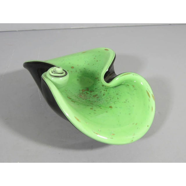 Mid-Century Modern Murano Glass Ashtray For Sale - Image 3 of 6