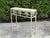 White Vintage 36” Palm Beach Console Table With Sculptural Palm Tree Motif For Sale - Image 8 of 12