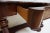 Biedermeier Mahogany Wall Console Table or Desk with Leather Inlay Top and Drawer For Sale - Image 6 of 14