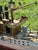 Late 19th C. American Primitive Folk Hand-Crafted Battleship Model on Base For Sale - Image 17 of 17