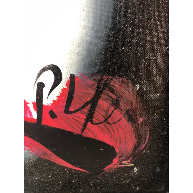 Abstract Peter Robert Keil 'Homage to Freddy Mercury' Oil Painting on Canvas For Sale In Jacksonville, FL - Image 6 of 12