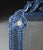 Antique Venetian Blue Glass Mirror, 1890 For Sale - Image 3 of 6