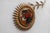 Mid-Century Modern Hand-Crafted Copper and Wood Sunburst Mirror, 1950s For Sale - Image 4 of 10