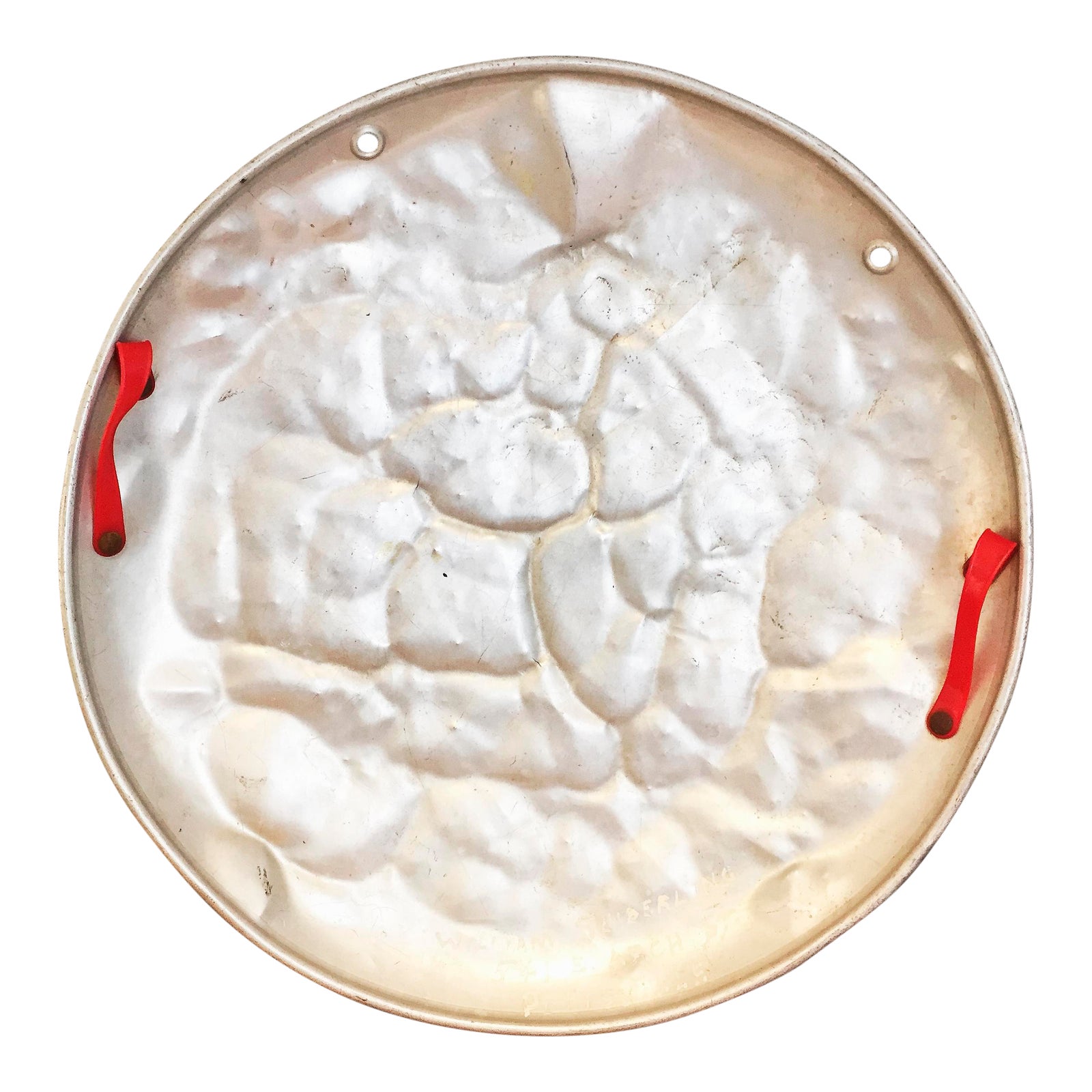 Vintage Aluminum Flying Saucer Sled Chairish