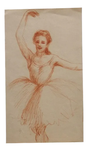 Dancer - Original Pencil Drawing on Paper - 1930 ca. 1930 ca.