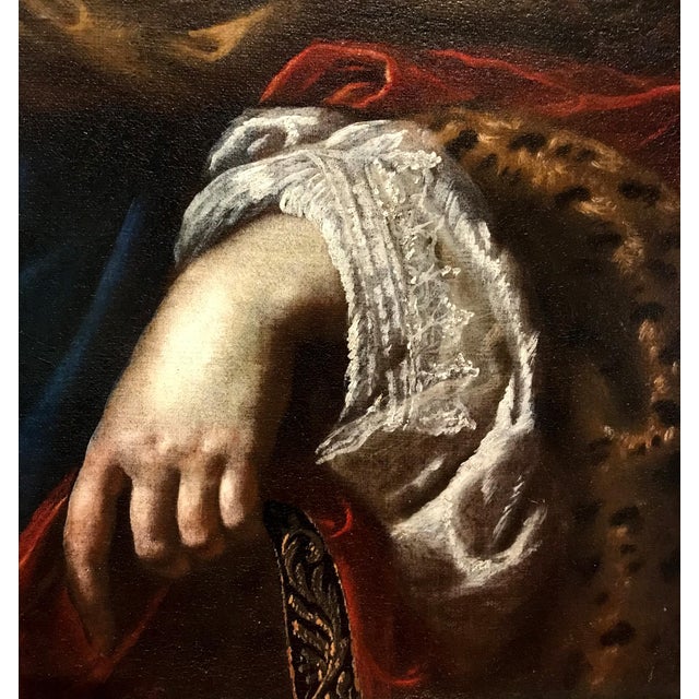Giovanni Domenico Ferrucci, The Death of Cleopatra, Oil on Canvas, 17th Century, Framed For Sale - Image 9 of 13
