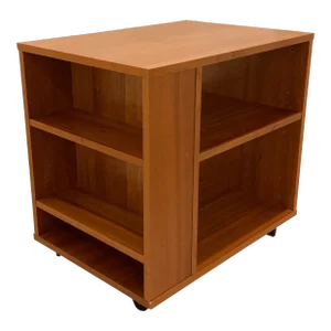 Contemporary Taboret Side Table With Casters