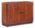 Milo Baughman for Directional Mid Century Walnut Bar Console Credenza For Sale