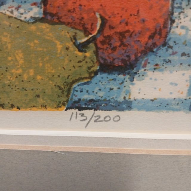 Paper Tom Bartek 1932-2024 Large 1976 Serigraph - December Pears - Free Shipping For Sale - Image 7 of 14