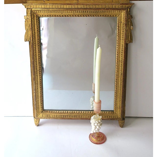 Neoclassical Gold Giltwood Wall Mirror, Neoclassical Design Style, Circa Late-19th Century For Sale - Image 3 of 9