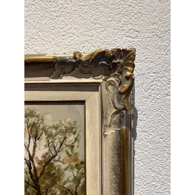 Luigi Comolli, Lungo il Ticino, Oil on Wood, Framed For Sale - Image 9 of 14