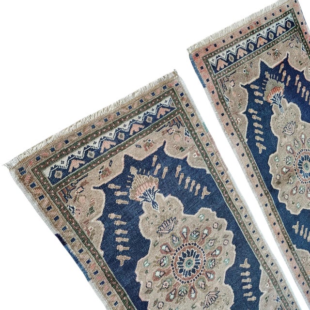 Mini Rug Front of Kitchen Sink Rug - a Pair For Sale In Philadelphia - Image 6 of 7