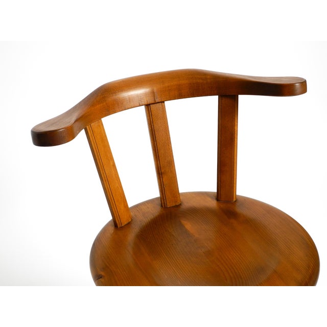 Mid-Century Wood Sprouted Low Back Chairs, 1950s, Set of 5 For Sale - Image 12 of 18