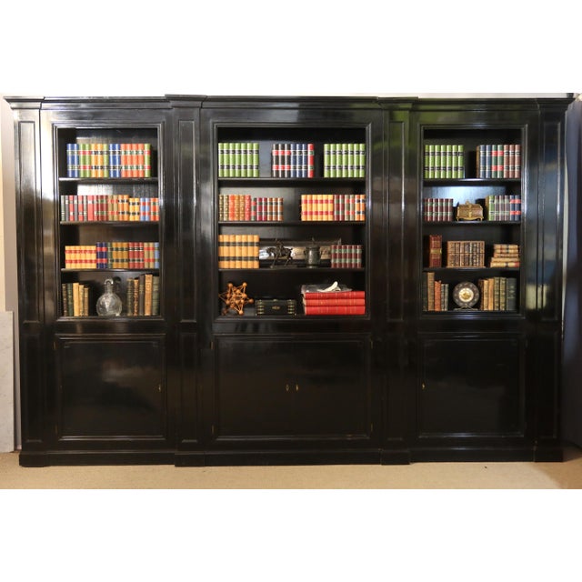 Large Bookcase from Maison Jansen, 1980s For Sale - Image 3 of 15