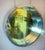 Important sculptural wall mirror by George Ernstson (American, 1945–2011), titled Large Portal Yellow, circa 2004. The...