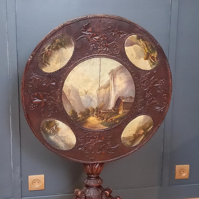 Antique Tilt-Top Table, 1800s For Sale - Image 6 of 16