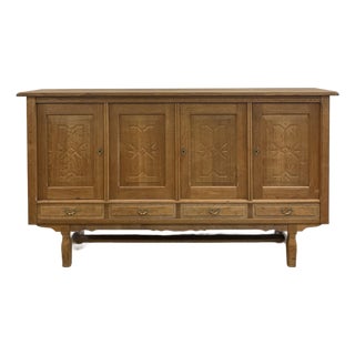 1970s Mid-Century Danish Oak Sideboard by Henning Kjaernulf, Attributed For Sale
