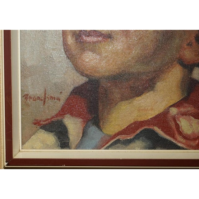 Brandsma, Young Boy, 1930, Oil on Canvas, Framed For Sale - Image 11 of 18