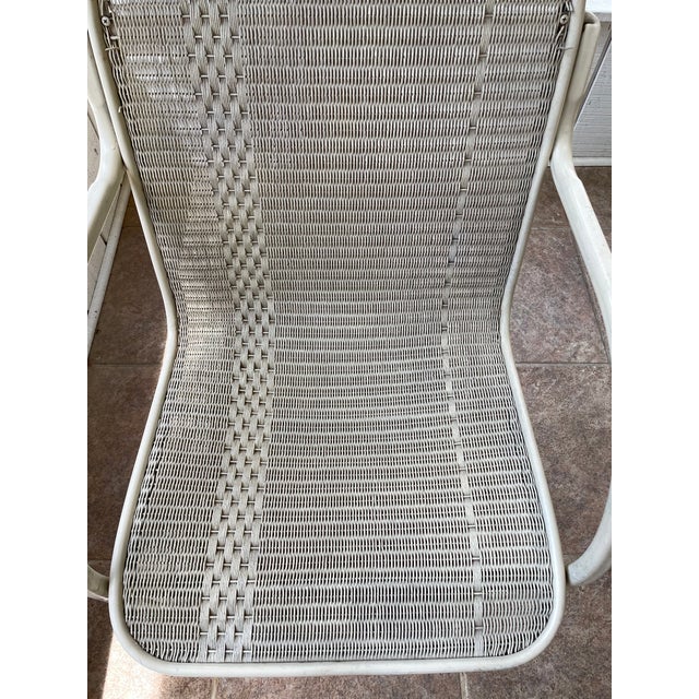 Vintage Lloyd Flanders Wicker Loom Bounce Chair Chairish