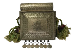 1940s Moroccan Silverton Metal Container