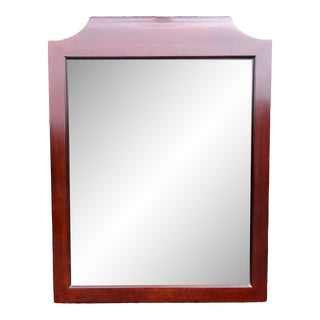2010's Ralph Lauren Mitchell Place Mahogany Wall Mirror by Henredon For Sale